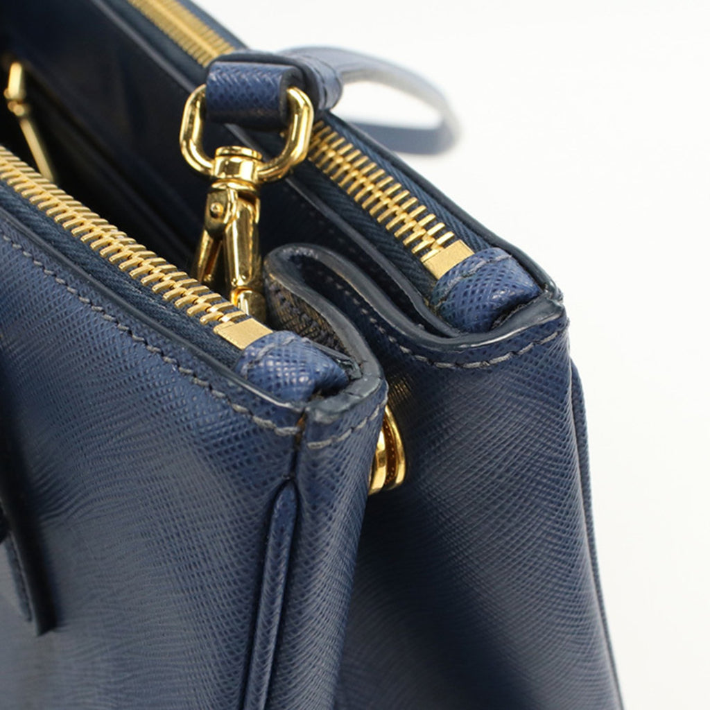 PDA Prada Tote Bag 1BA863 NZV F0016 2WAY Galleria Women's Blue