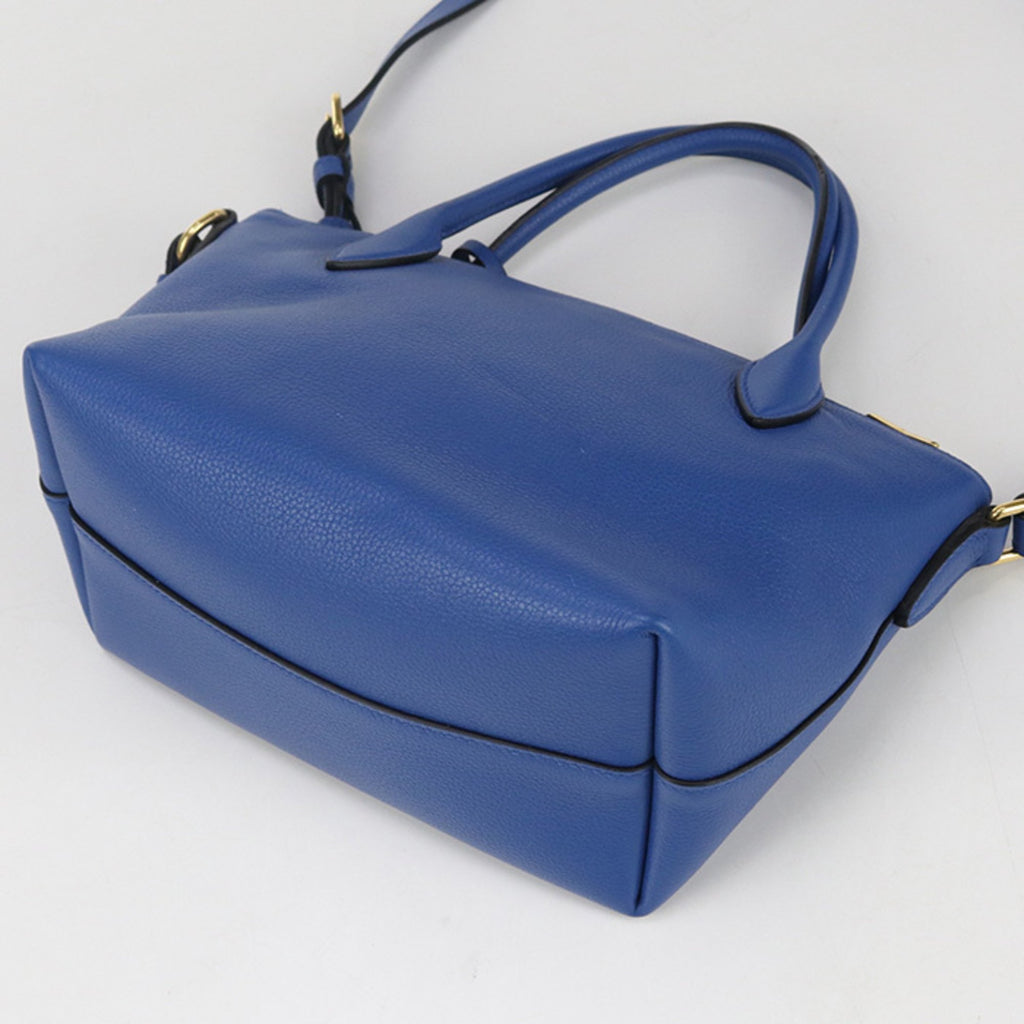 PDA Prada Handbag PR96109 1BA111 2WAY Women's Blue