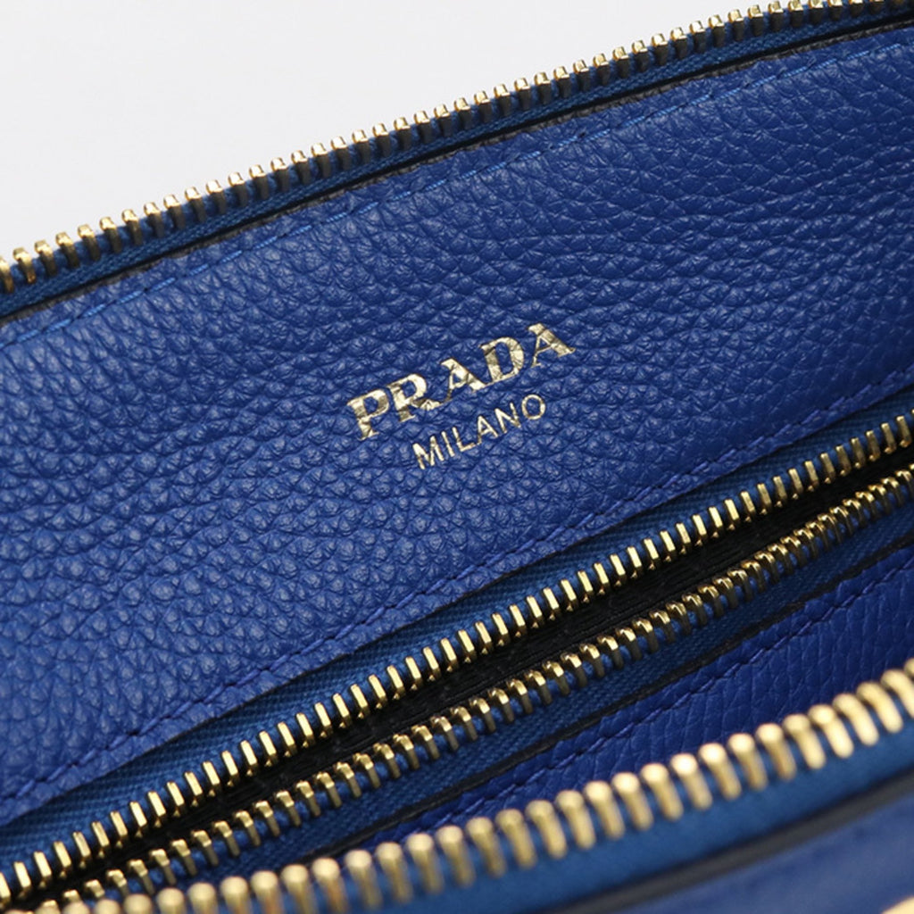 PDA Prada Handbag PR96109 1BA111 2WAY Women's Blue