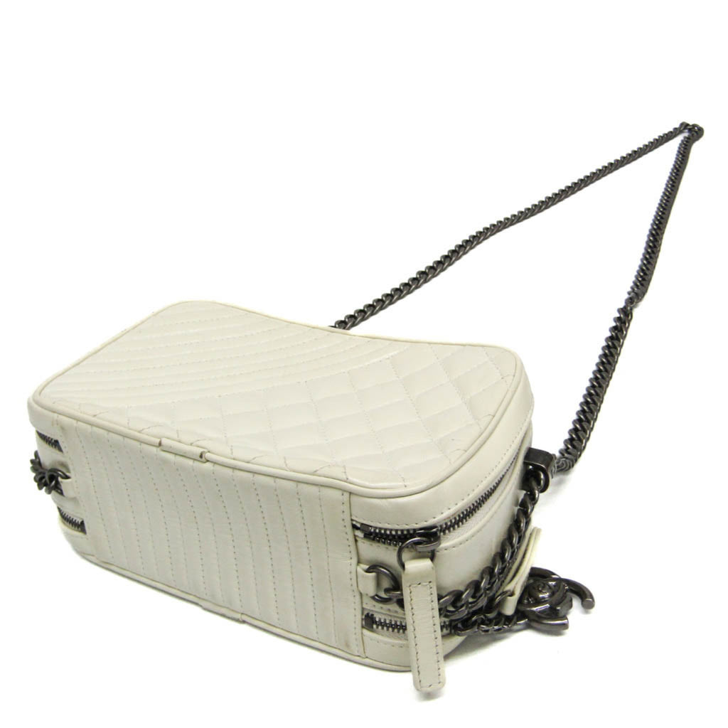 CHL Boy Chanel Camera Bag A92656 Women's Leather Shoulder Bag Cream