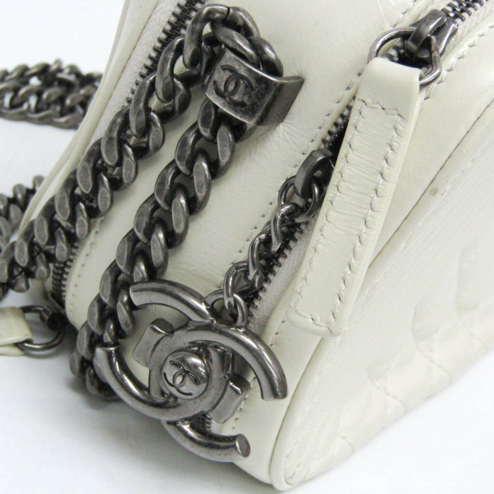 CHL Boy Chanel Camera Bag A92656 Women's Leather Shoulder Bag Cream