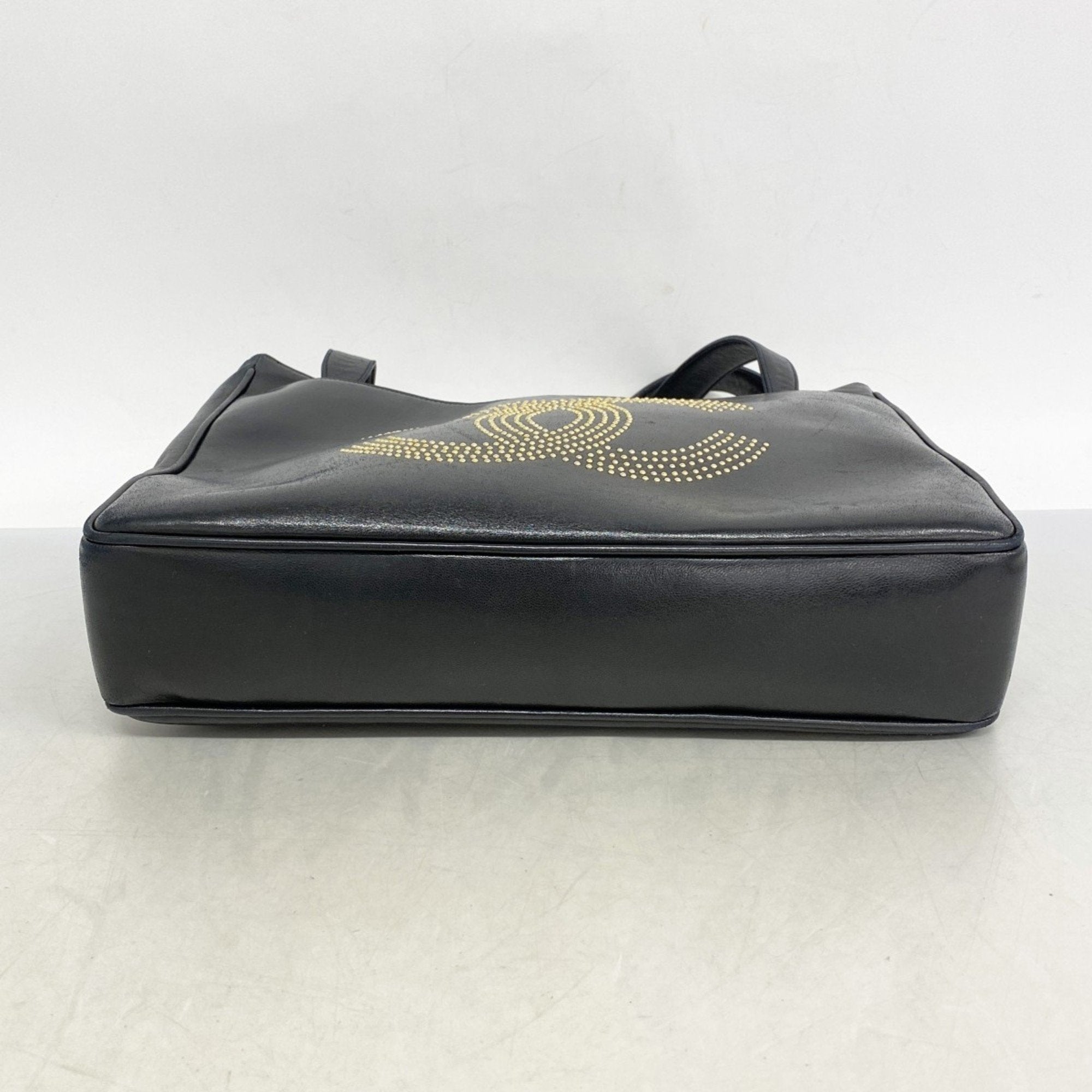 CHL tote bag, lambskin, black, women's