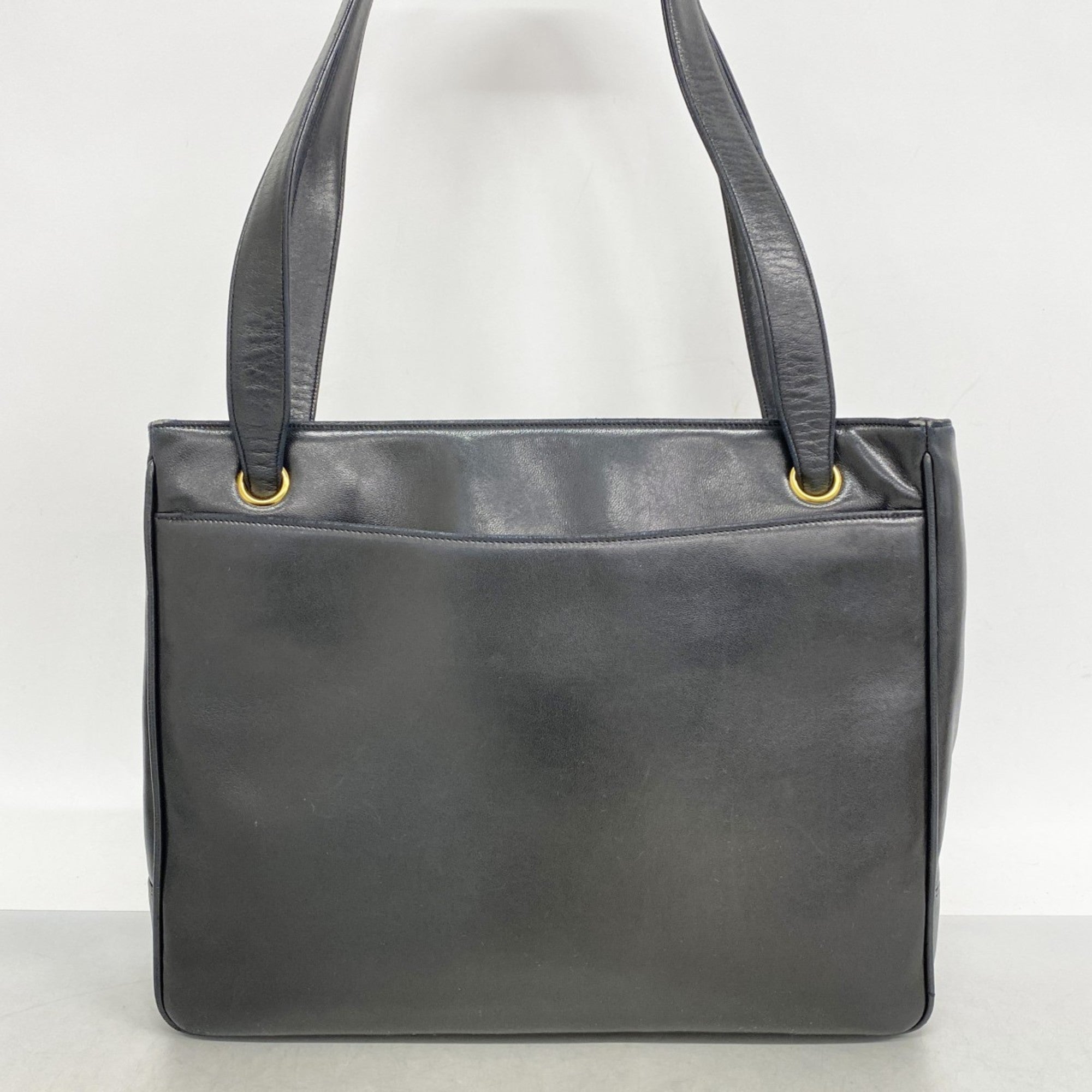 CHL tote bag, lambskin, black, women's
