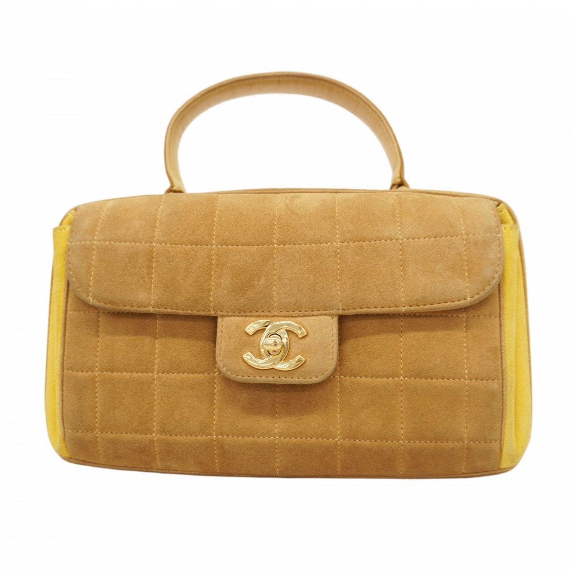 CHL Chocobar Handbag in Brown Suede and Champagne for Women