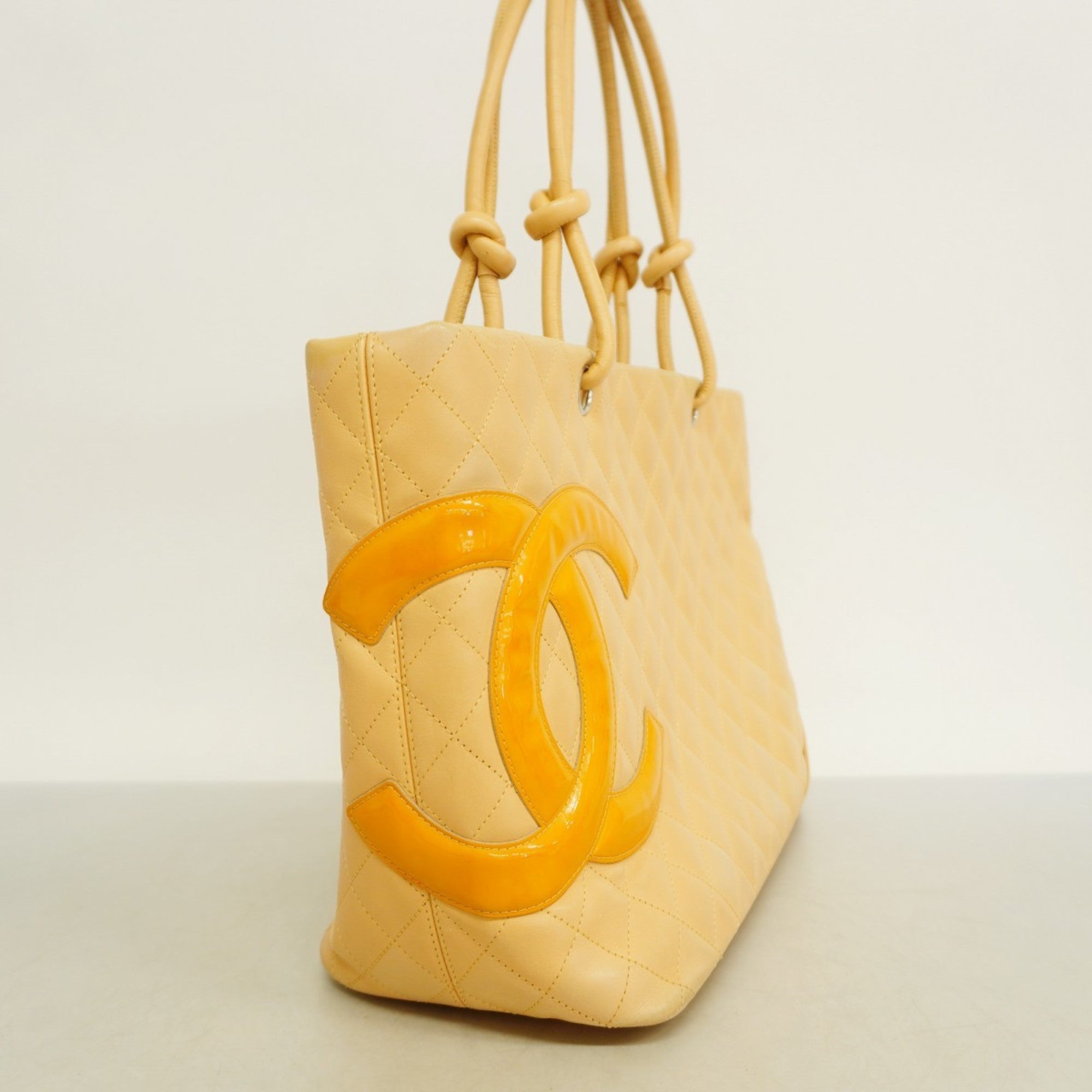 CHL Cambon Tote Bag, Beige Lambskin, Women's