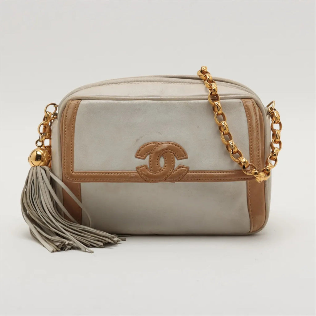 CHL Women's Lambskin Leather Chain Shoulder Bag with Guarantee and Serial Seal