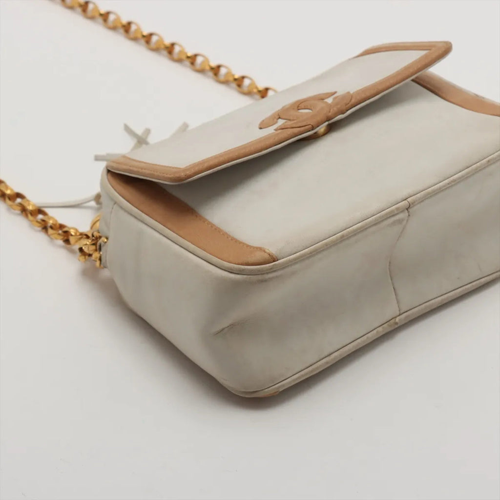 CHL Women's Lambskin Leather Chain Shoulder Bag with Guarantee and Serial Seal