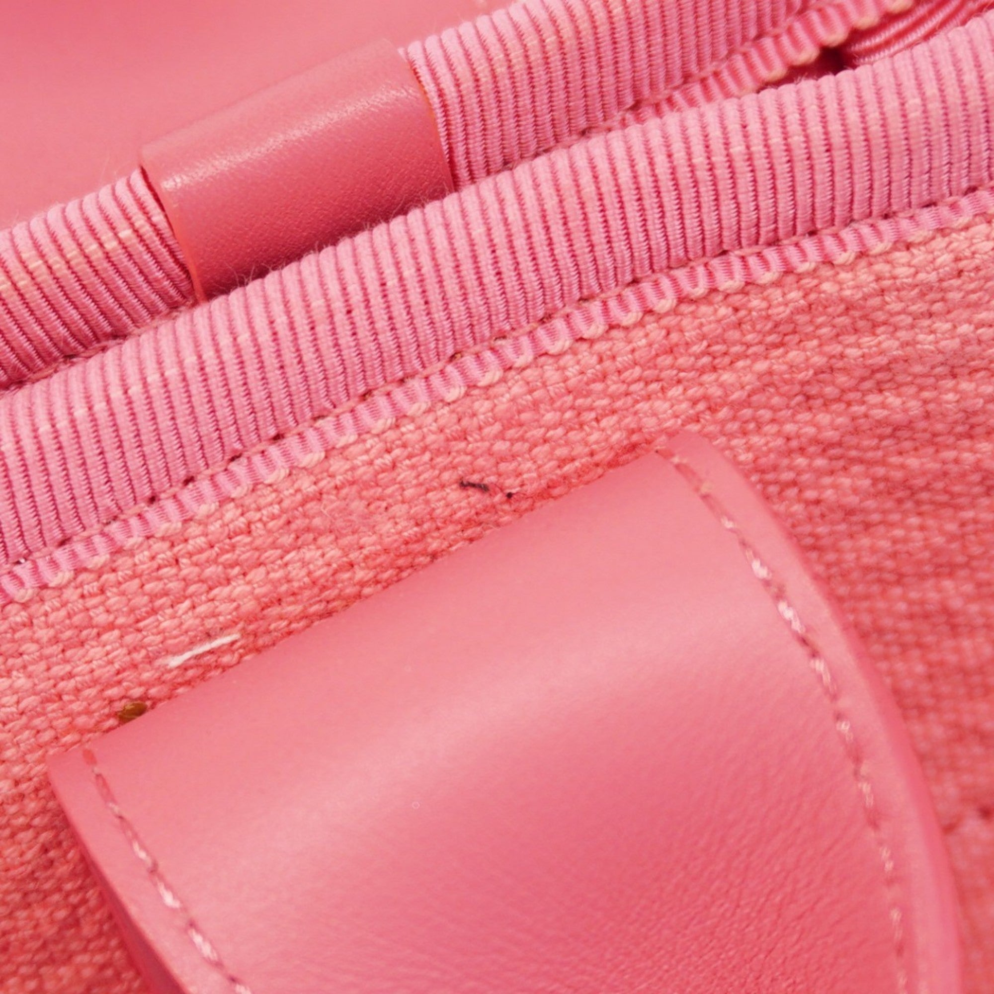 CHL Deauville Chain Canvas Tote Bag, Pink, 2-Way Bag for Women