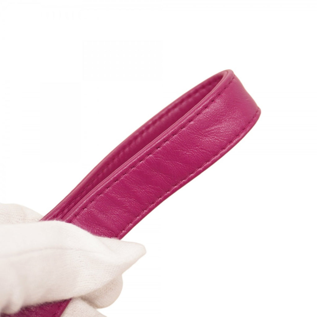 CHL Shoulder Bag Boy Chain Velvet Purple Women's