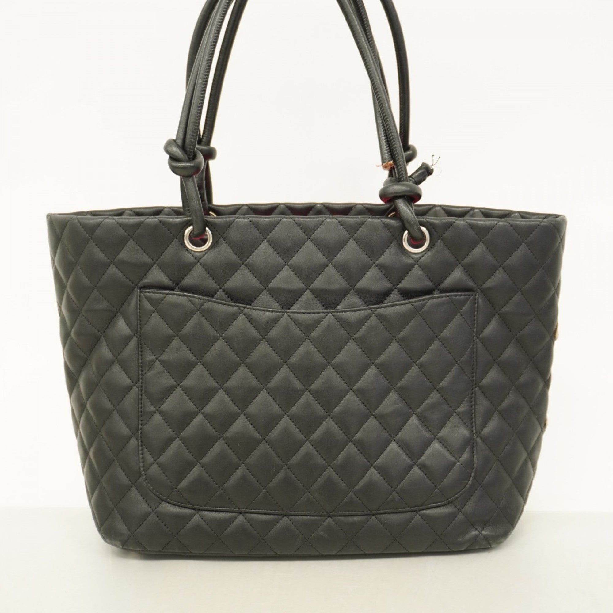 CHL Cambon Tote Bag, Lambskin, Black, Women's