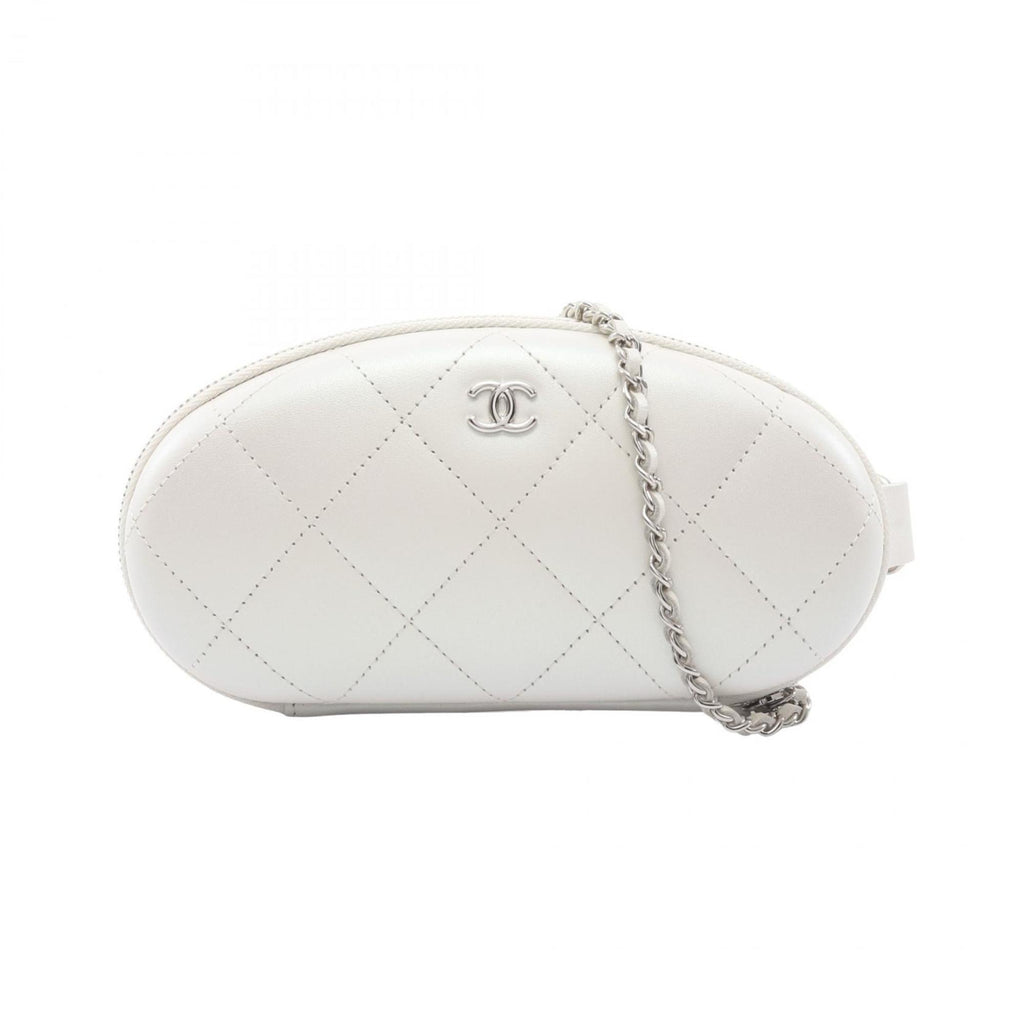 CHL Matelasse Leather Accessory for Women in White