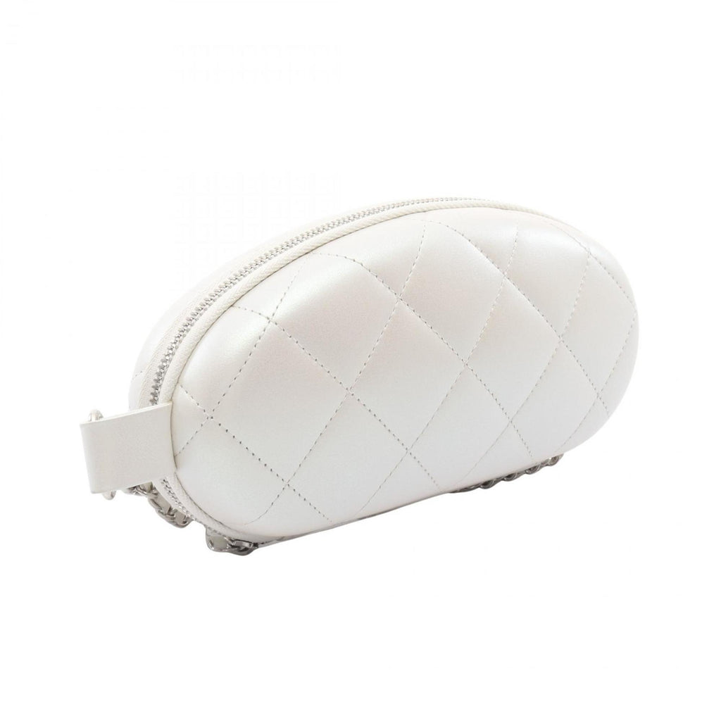CHL Matelasse Leather Accessory for Women in White