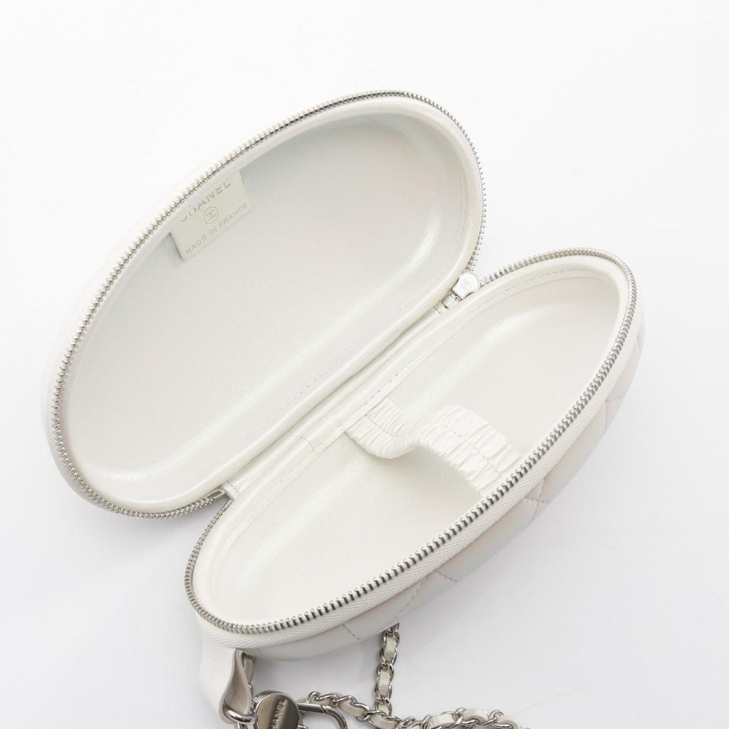 CHL Matelasse Leather Accessory for Women in White