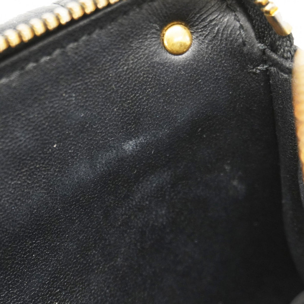 CRD Dior Cannage Leather Handbag, Black, 2-Way Bag for Women