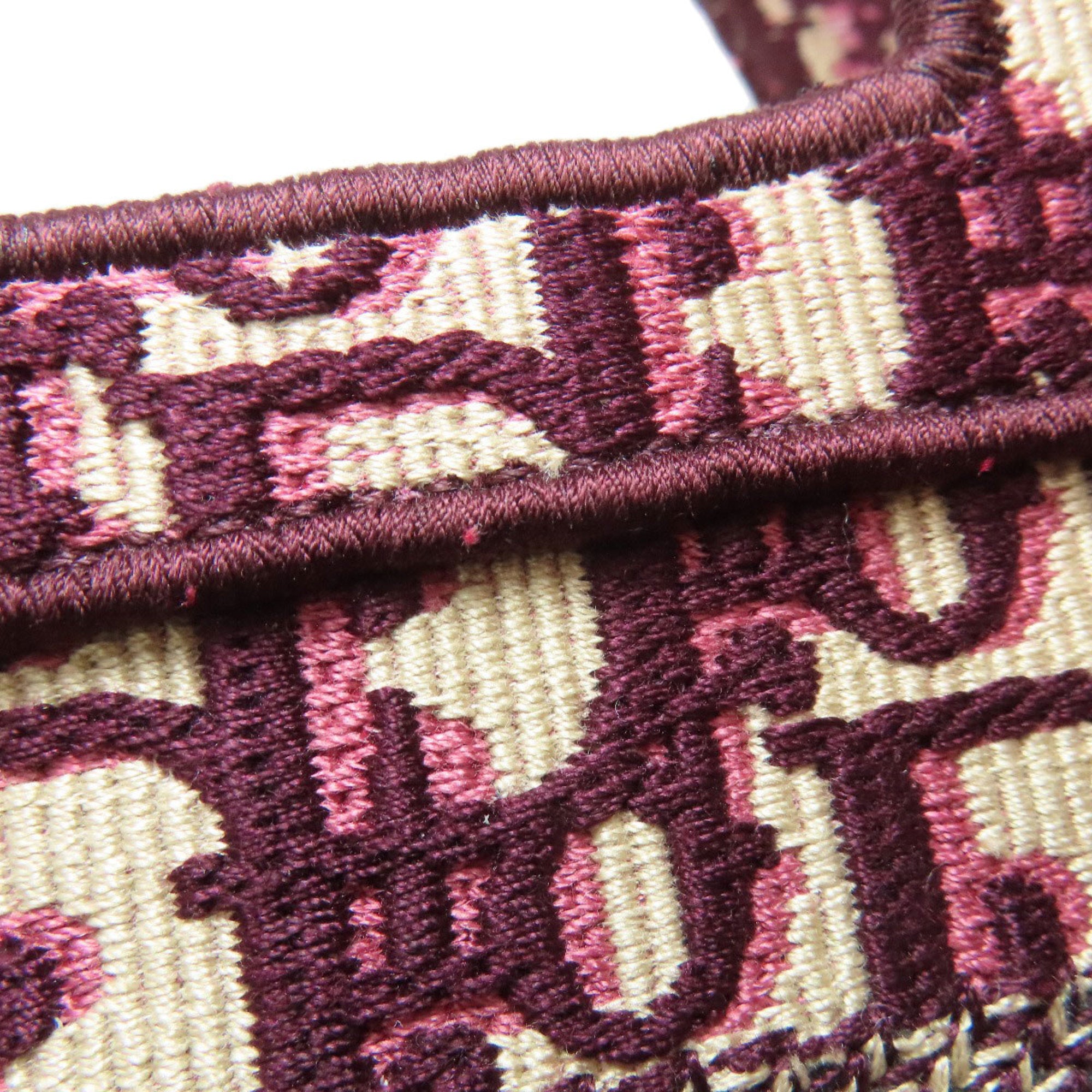 CRD Dior Book Tote Mini Handbag Canvas Women's