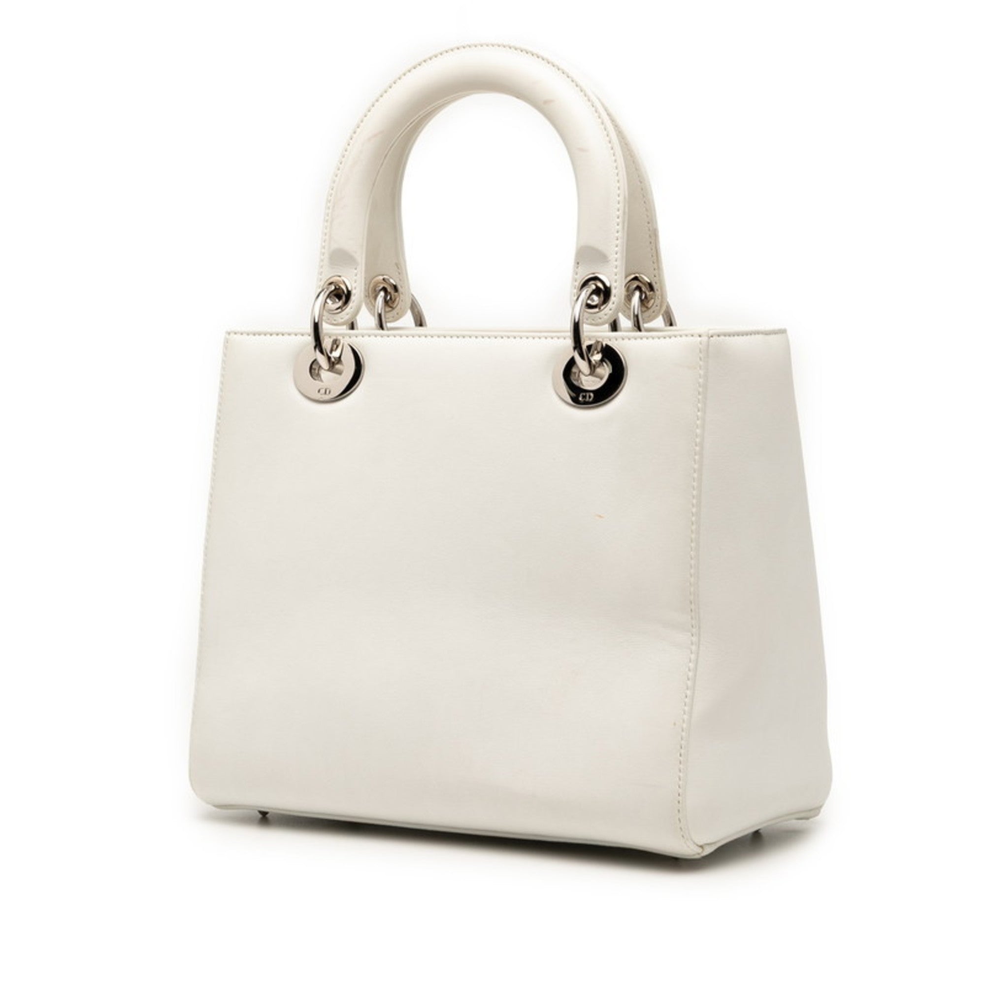 CRD Dior Dior Paradise Lady Handbag/Shoulder Bag, 2-Way, White/Multicolor Leather, Women's,