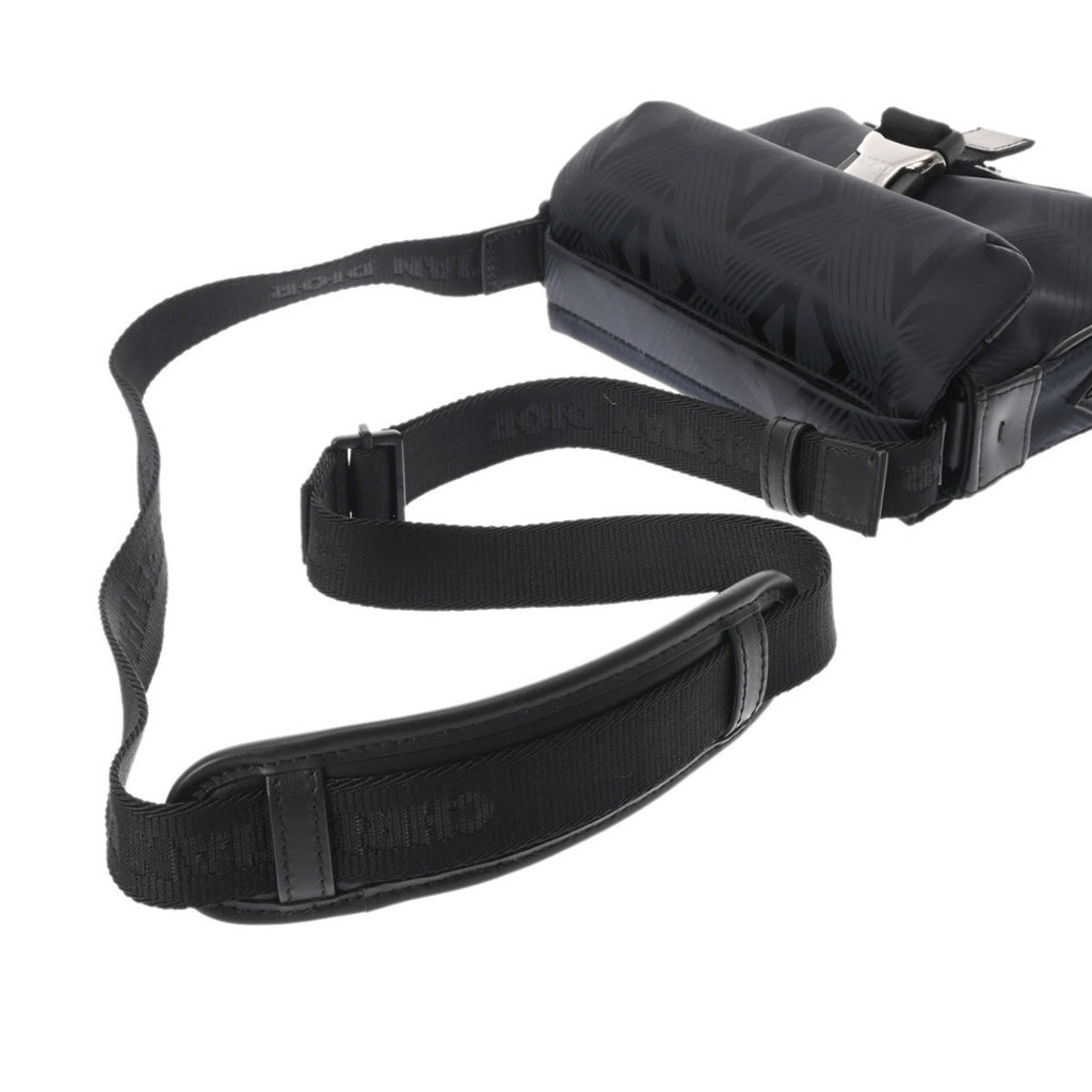 CRD DIOR CD Diamond Black 21-BO-0292 Men's Nylon Shoulder Bag, A Rank, Pre-owned, Ginzo