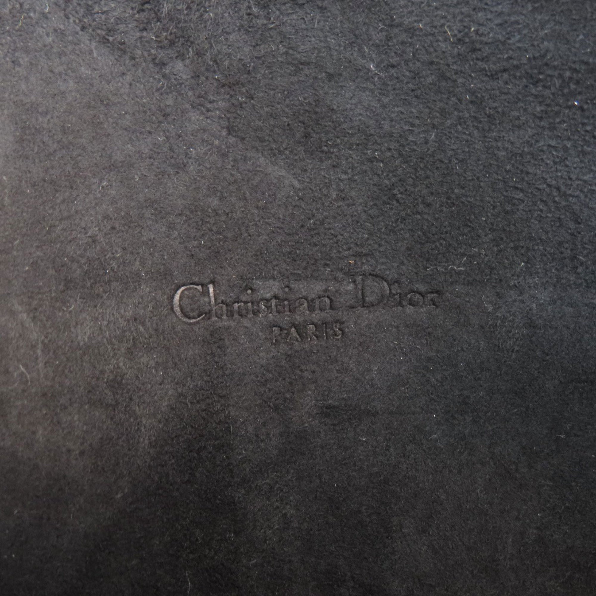 CRD Dior Caro Double Pouch Shoulder Bag Calfskin Women's CHRISTIAN DIOR