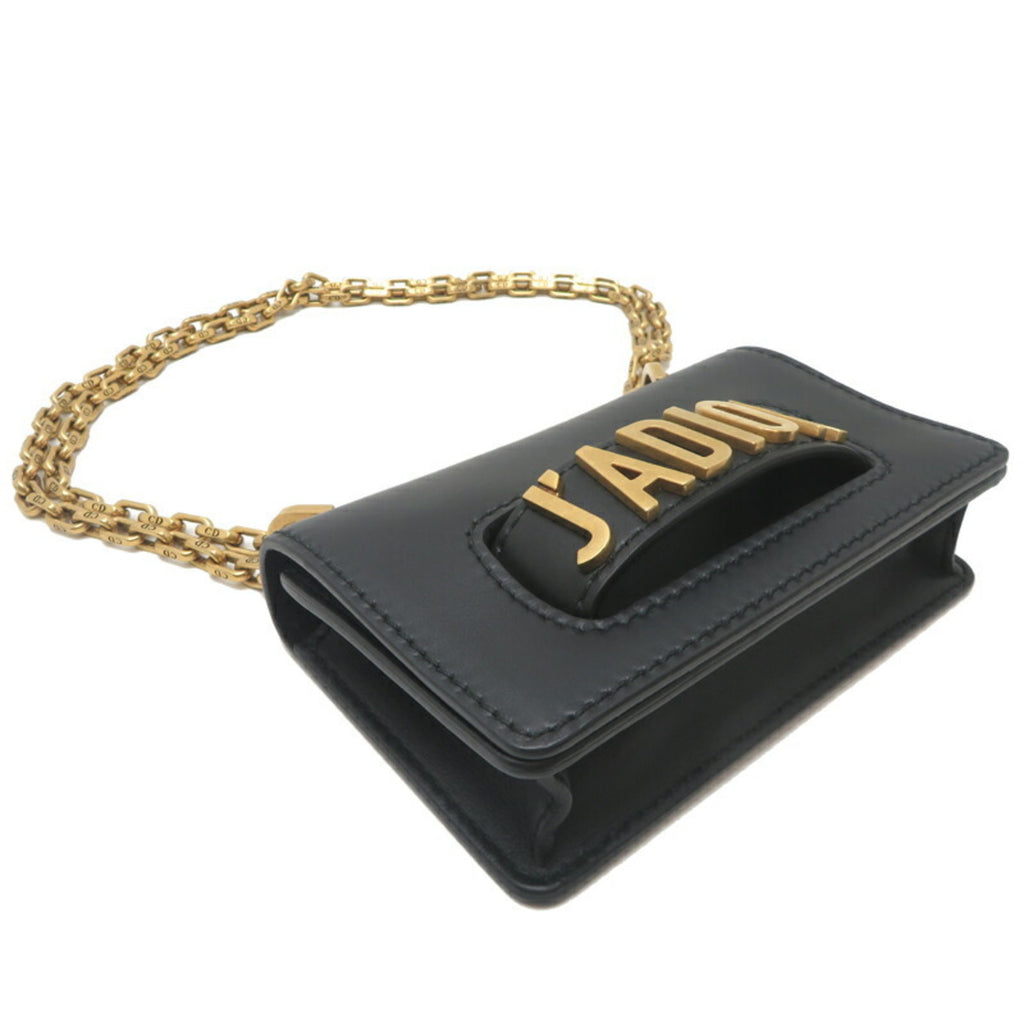 CRD Dior Women's Leather Shoulder Bag Black