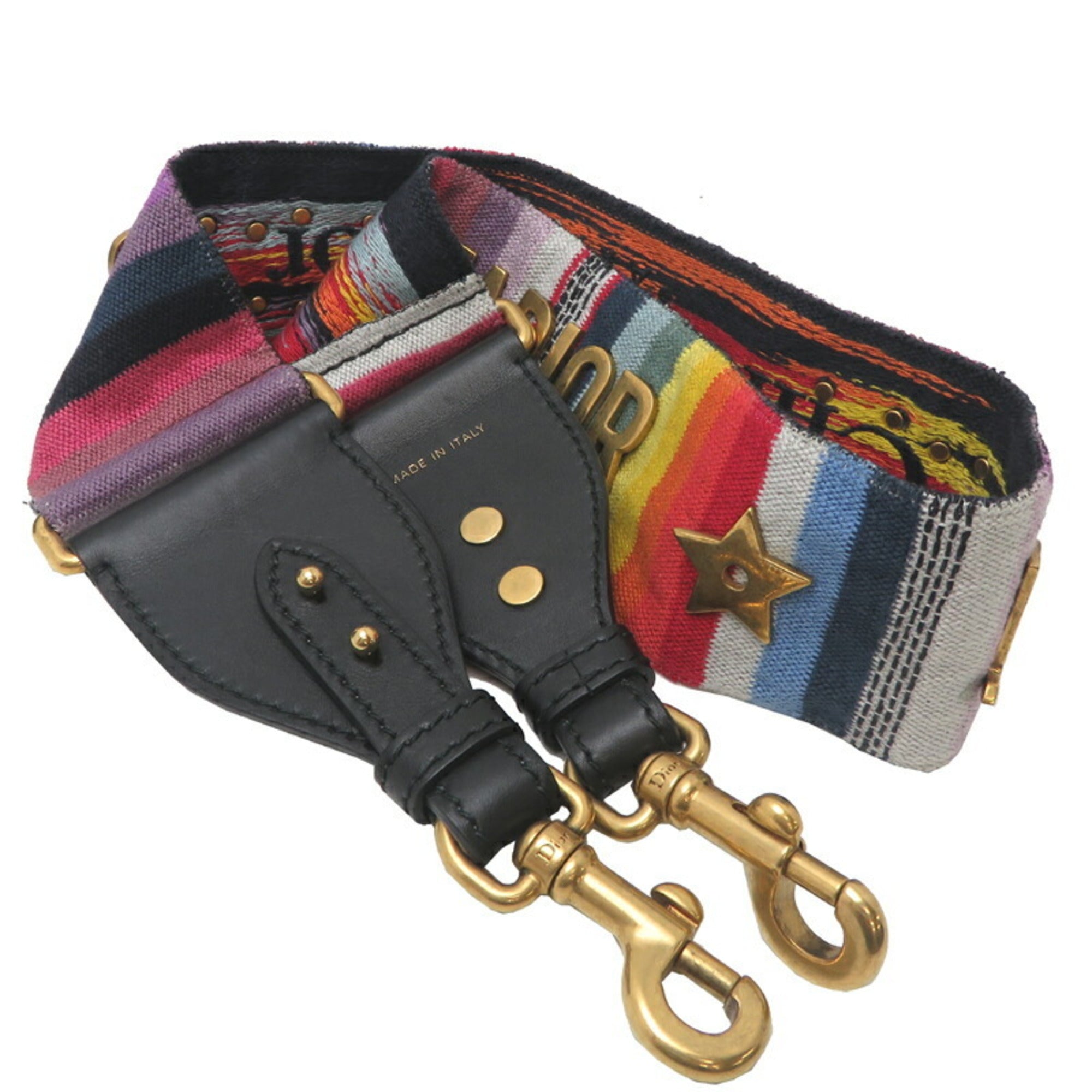 CRD Dior Women's Leather Shoulder Bag Black