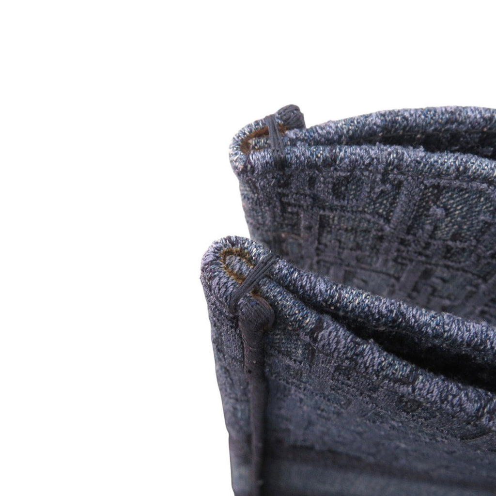 CRD Dior Oblique Book Tote Large M1286ZWAL Denim Blue Bag 0150