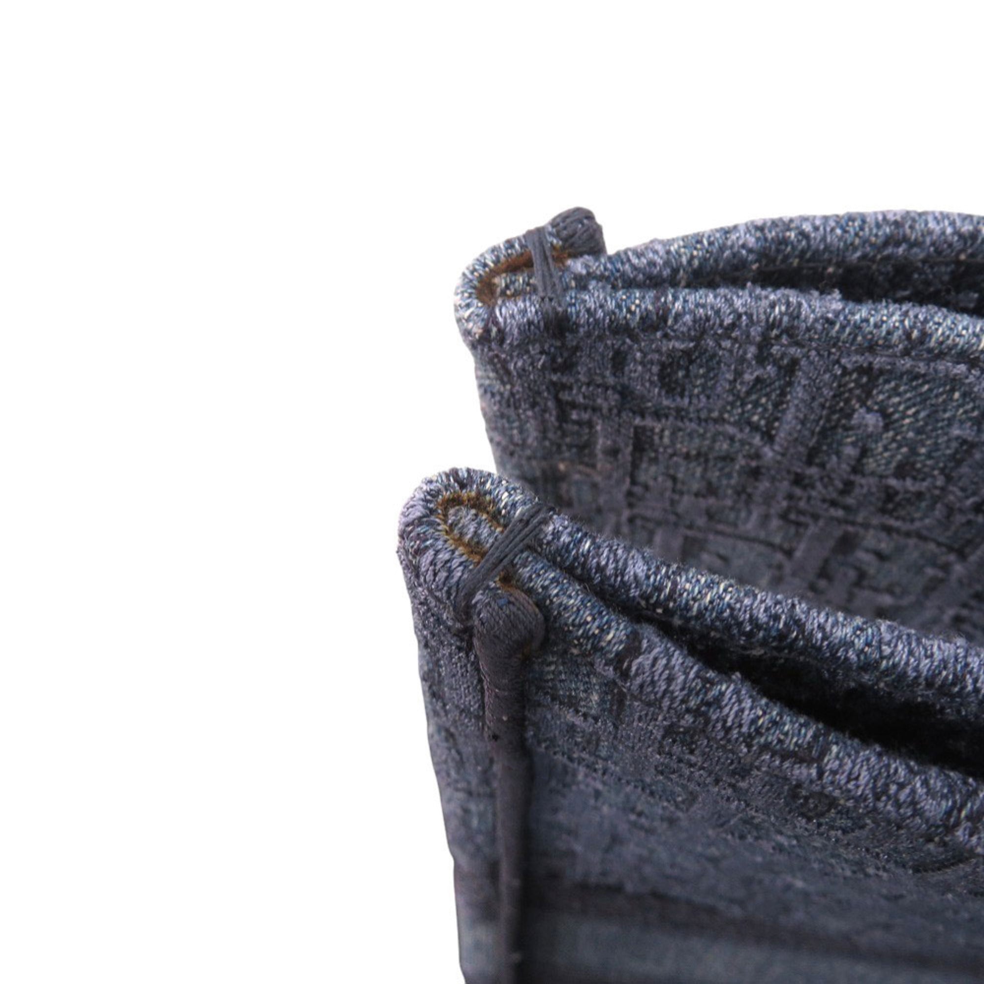 CRD Dior Oblique Book Tote Large M1286ZWAL Denim Blue Bag 0150