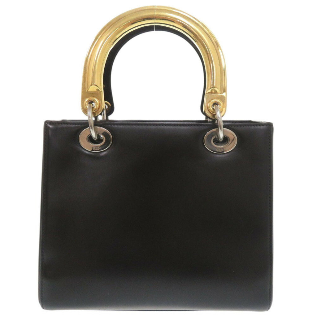 CRD Dior Lady Leather Black Multicolor Handbag Shoulder Bag 0786