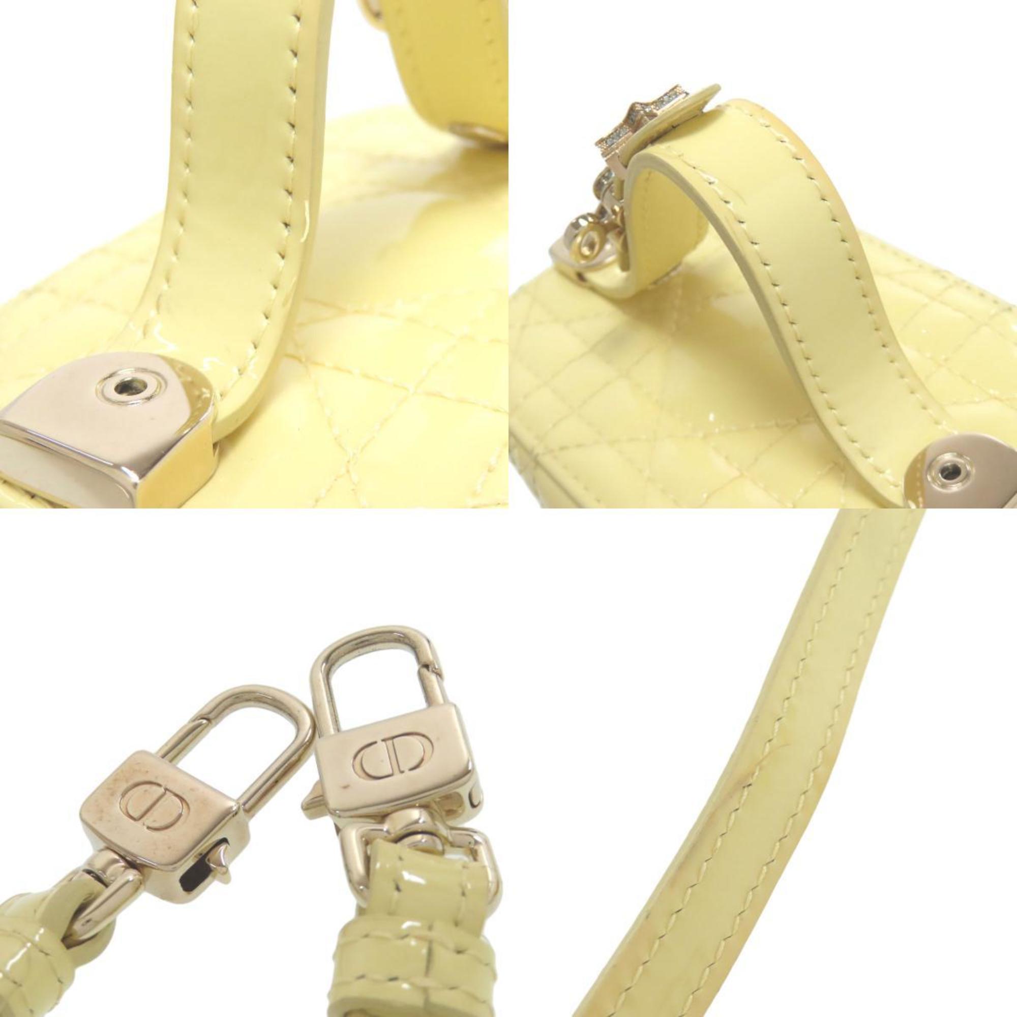 CRD Dior Micro Vanity Handbag Enamel Women's CHRISTIAN DIOR