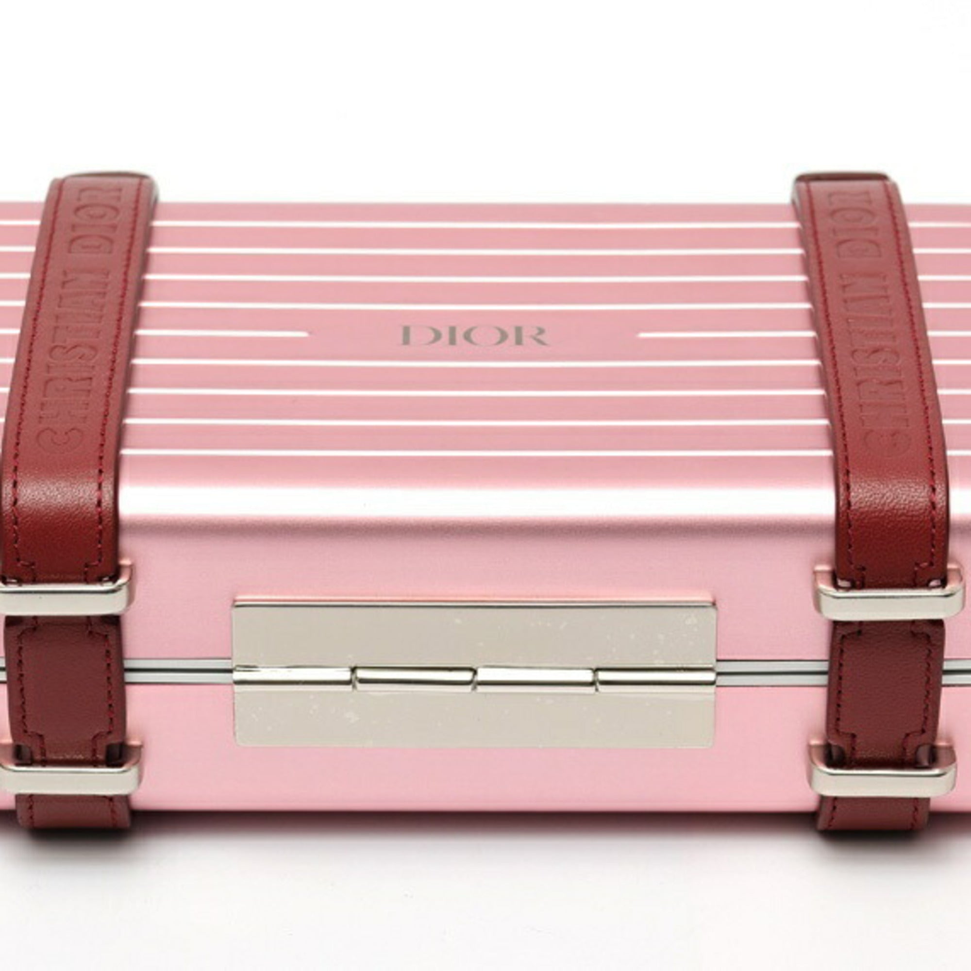 CRD Dior Dior RIMOWA Collaboration Personal Aluminum Crossbody Bag 2DRCA295YWT 99090003 Pink S-159443