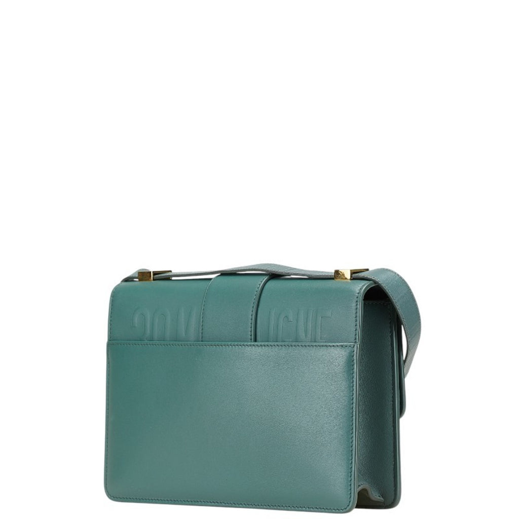 CRD Dior Dior 30 Montaigne Shoulder Bag in Green Calfskin Leather for Women