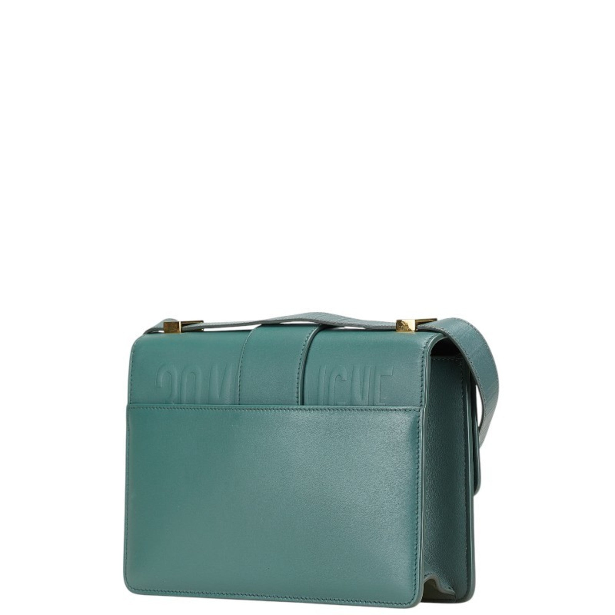 CRD Dior Dior 30 Montaigne Shoulder Bag in Green Calfskin Leather for Women