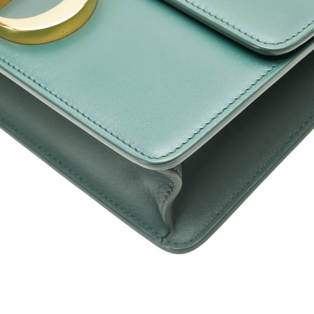 CRD Dior Dior 30 Montaigne Shoulder Bag in Green Calfskin Leather for Women