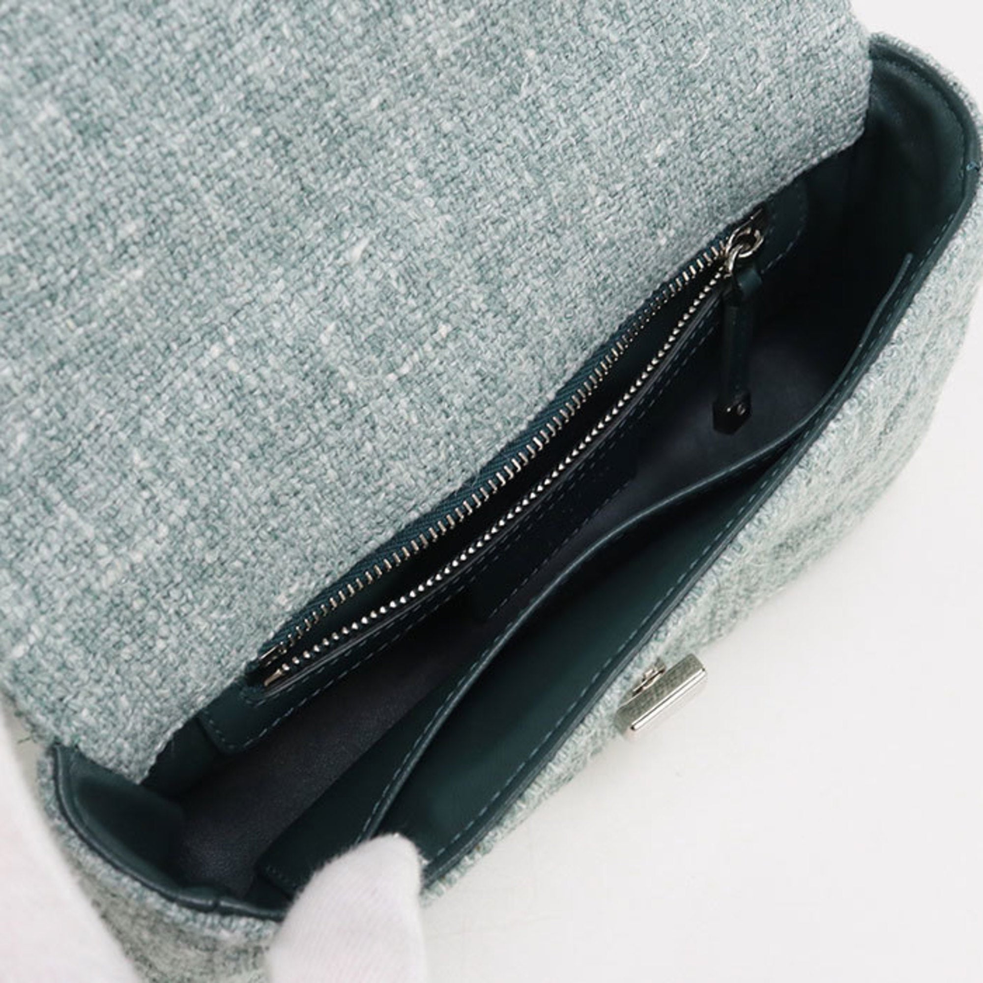 CRD Dior DIOR Dior Shoulder Bag CD94923 Caro M9241 Small Cannage Women's Green