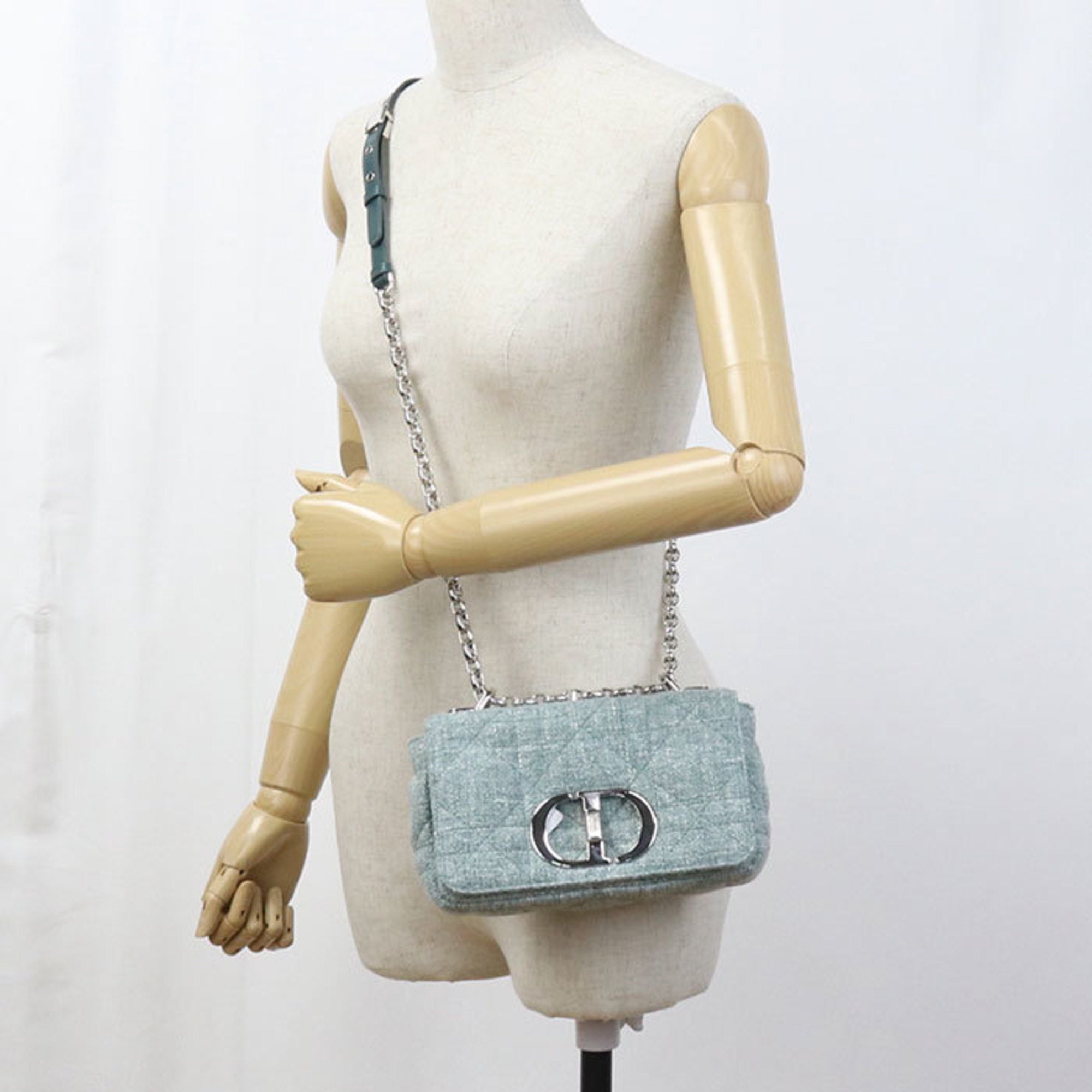 CRD Dior DIOR Dior Shoulder Bag CD94923 Caro M9241 Small Cannage Women's Green