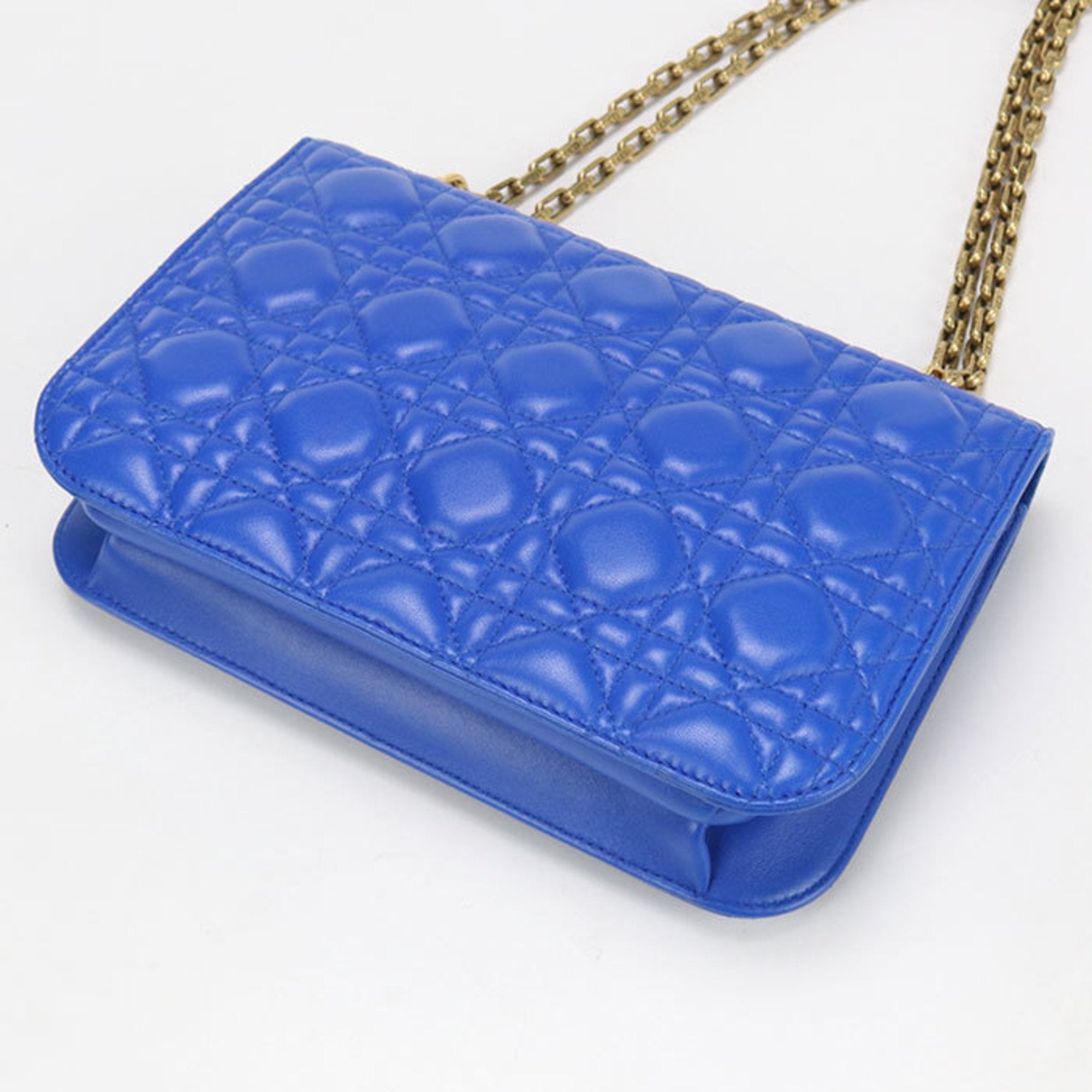 CRD Dior DIOR Dior Chain Addict Shoulder Bag, Women's, Blue