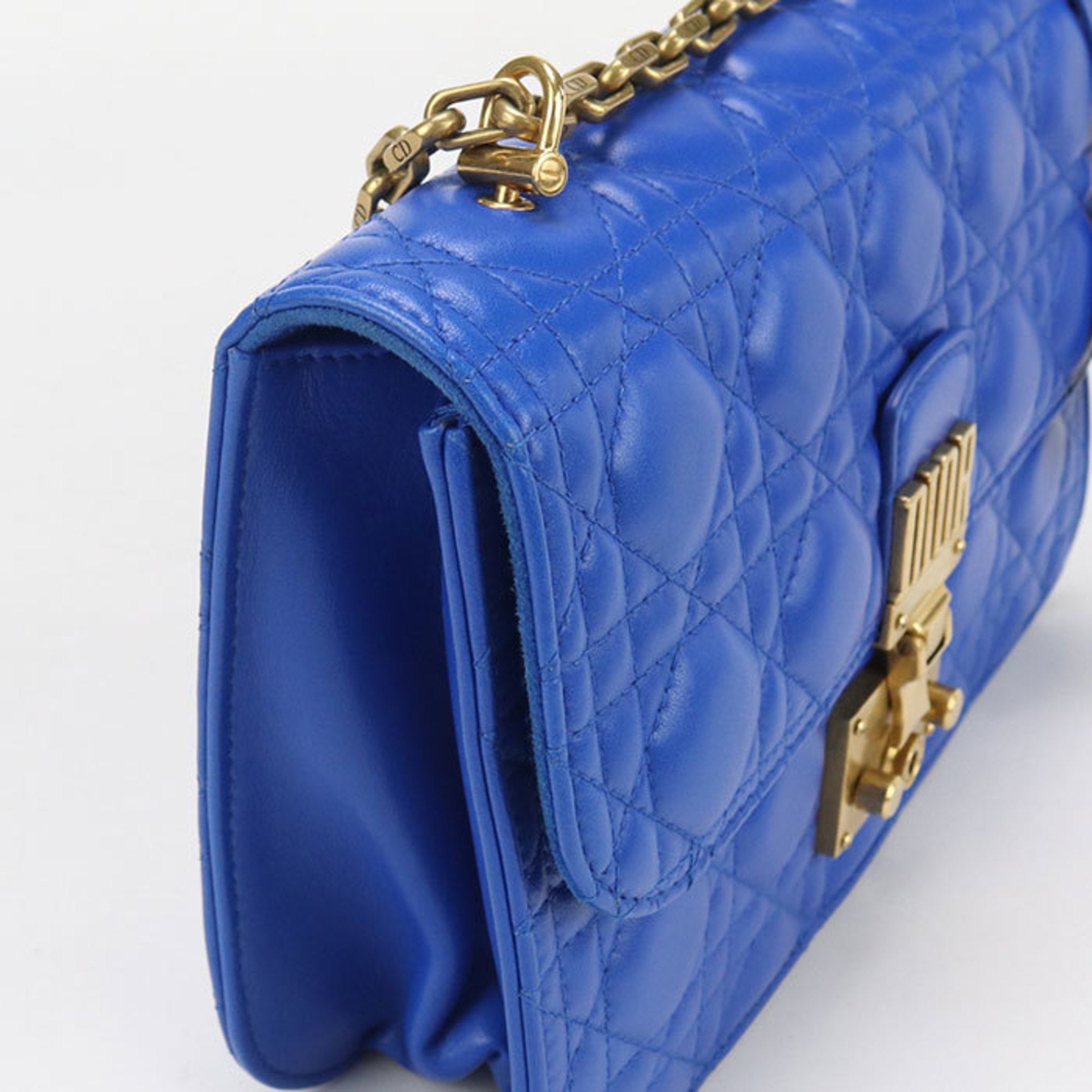 CRD Dior DIOR Dior Chain Addict Shoulder Bag, Women's, Blue