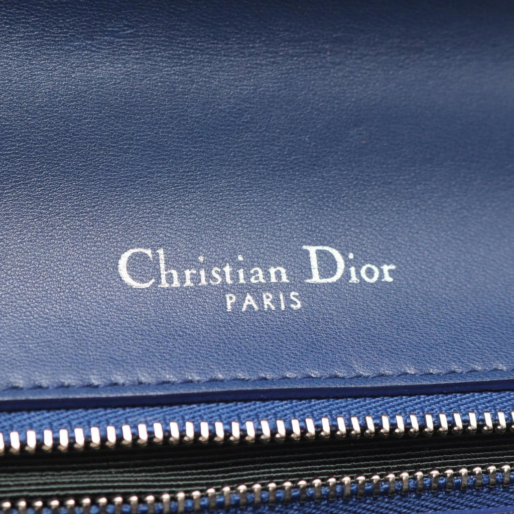 CRD Dior Dior DIORAMA Diorama Shoulder Bag, Leather, Women's, Blue, M0422OVRG