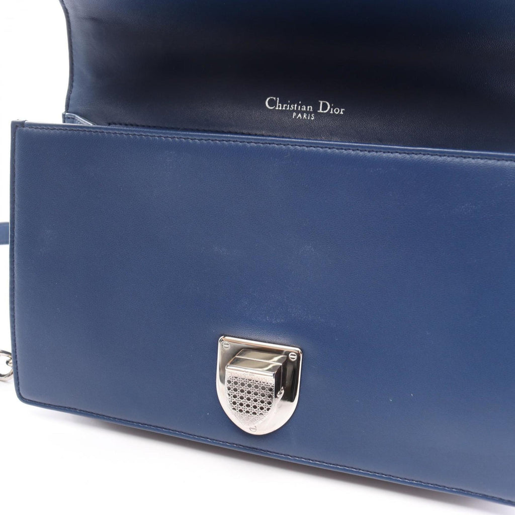 CRD Dior Dior DIORAMA Diorama Shoulder Bag, Leather, Women's, Blue, M0422OVRG