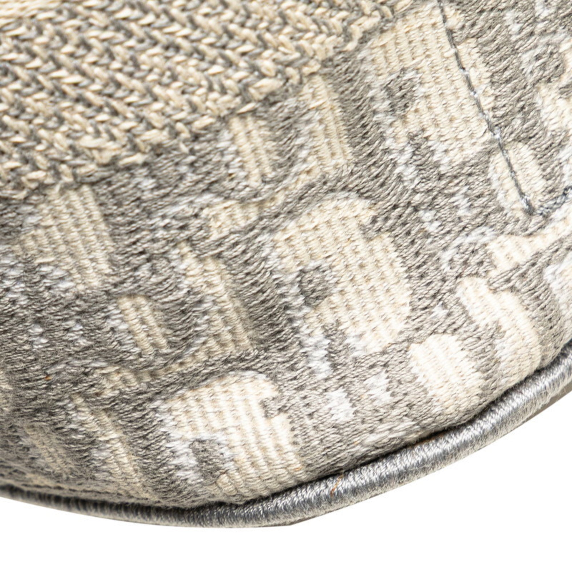 CRD Dior Dior Oblique Travel Vanity Handbag in Gray and White Canvas for Women