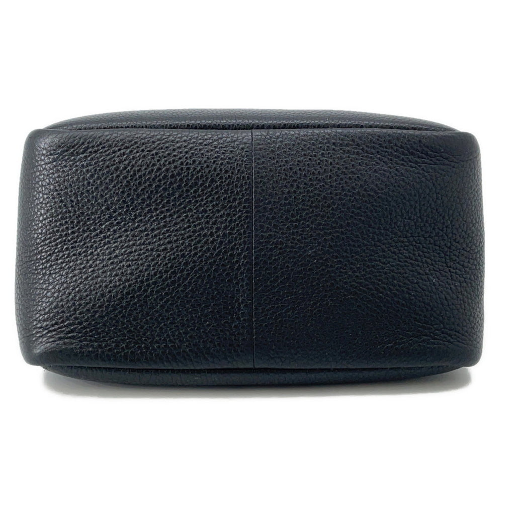 PDA Small Vitello Dino Leather Handbag 1BC145 PRADA 2-Way Shoulder Bag Black