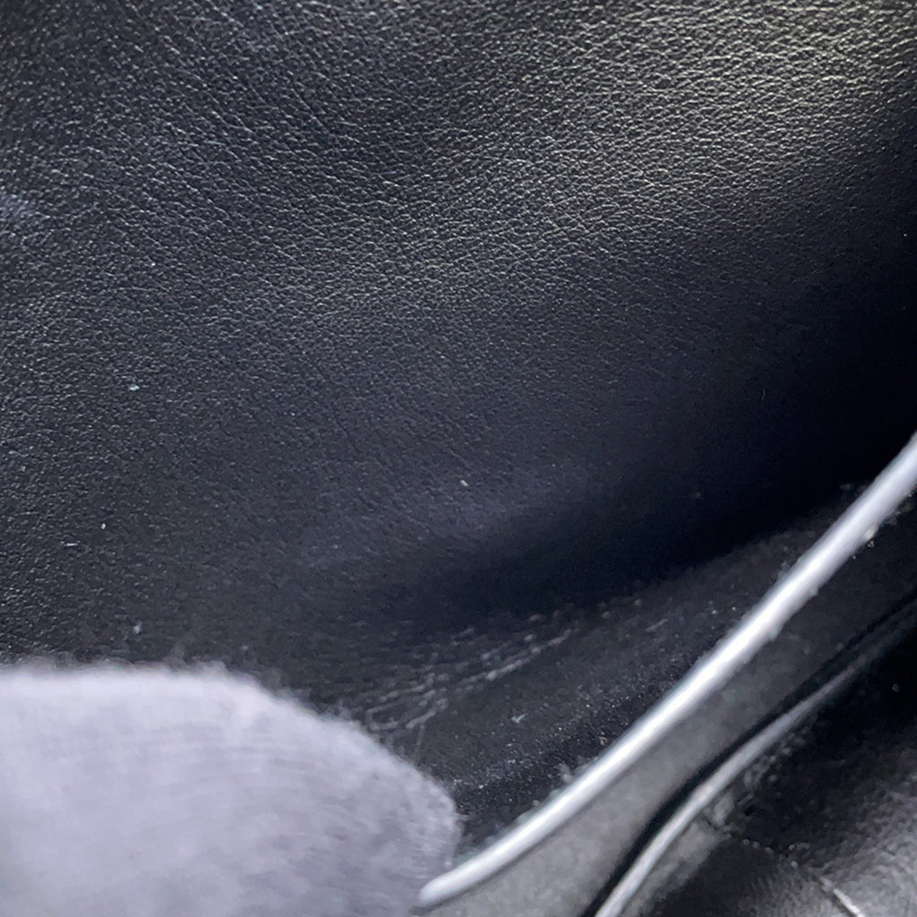 PDA Small Vitello Dino Leather Handbag 1BC145 PRADA 2-Way Shoulder Bag Black