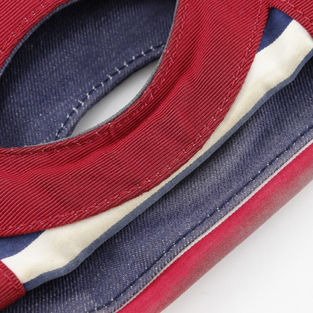 CHL Chain Tote Bag Cruise Line Border 7944 Cotton x Nylon Navy 2way Women's