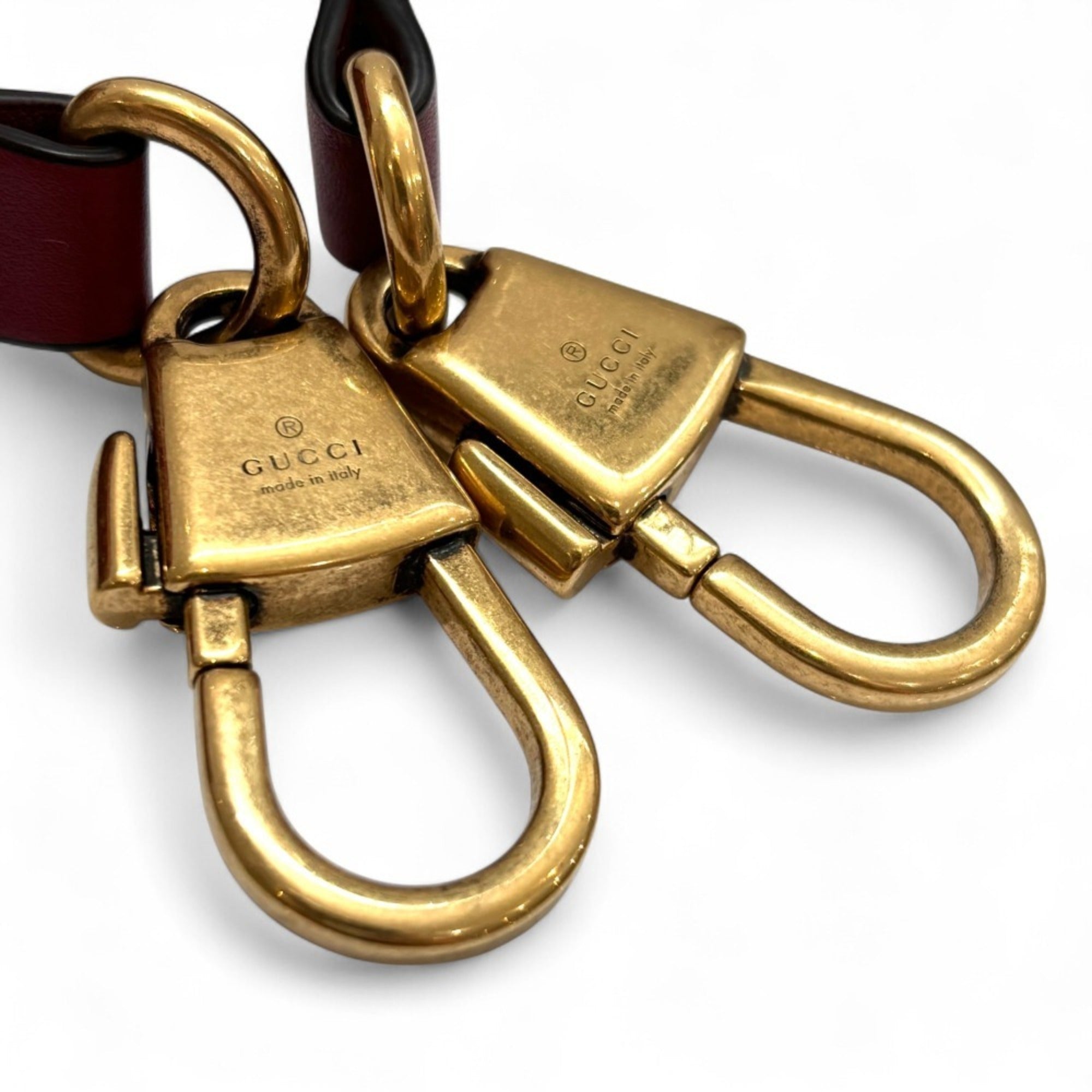 GCCI Diana Small Bamboo Handle Leather 2way Tote Bag Shoulder 660195 Red Women's