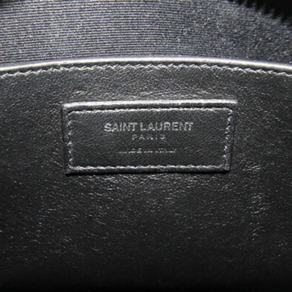 SLT Laurent Up Down Small Handbag 561203 Natural Black Coated Canvas Leather Shoulder Bag Clutch Women's SAINT LAURENT