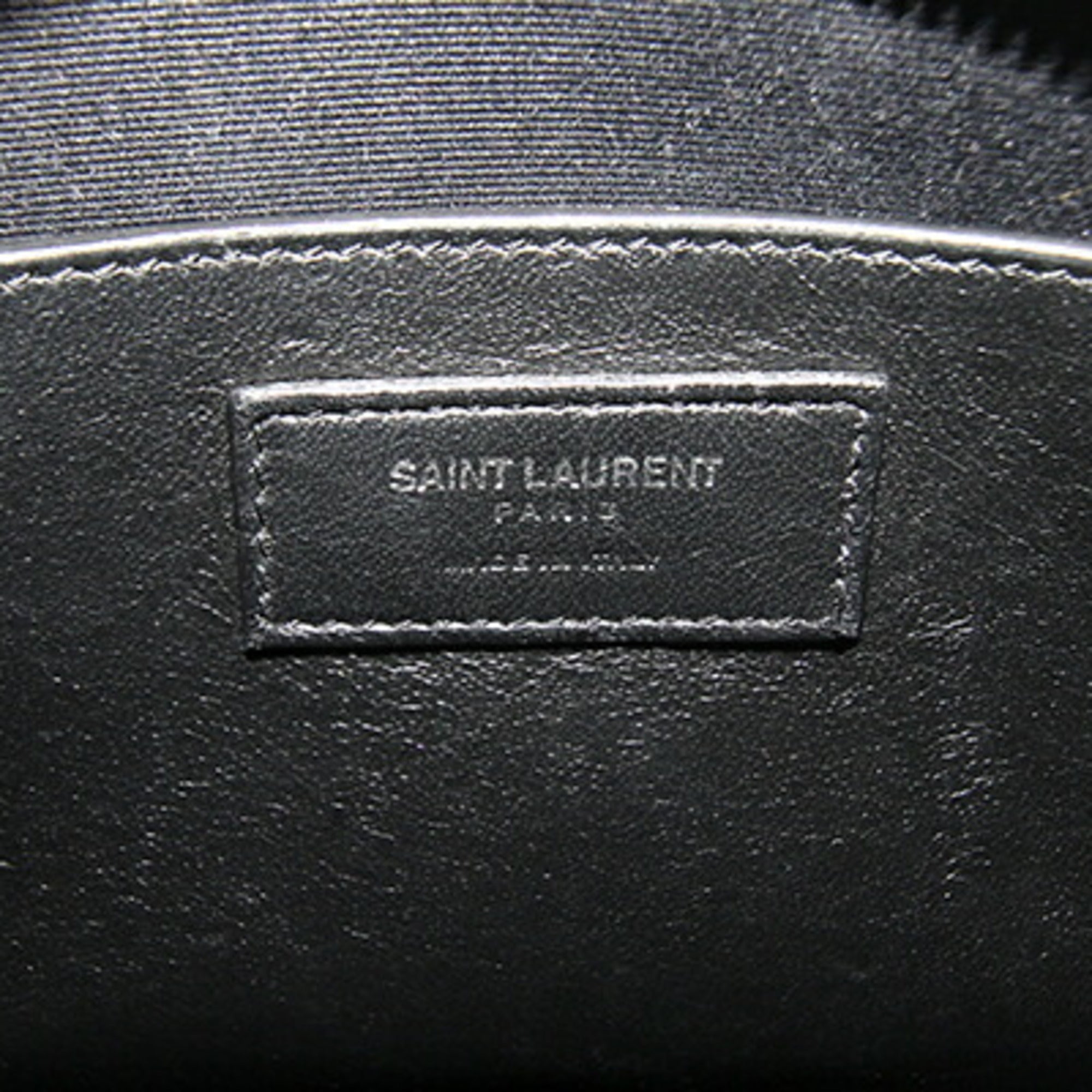 SLT Laurent Up Down Small Handbag 561203 Natural Black Coated Canvas Leather Shoulder Bag Clutch Women's SAINT LAURENT