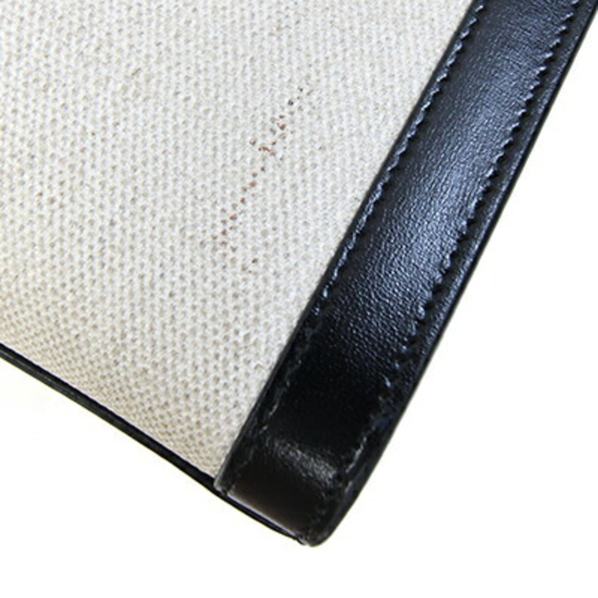 SLT Laurent Up Down Small Handbag 561203 Natural Black Coated Canvas Leather Shoulder Bag Clutch Women's SAINT LAURENT