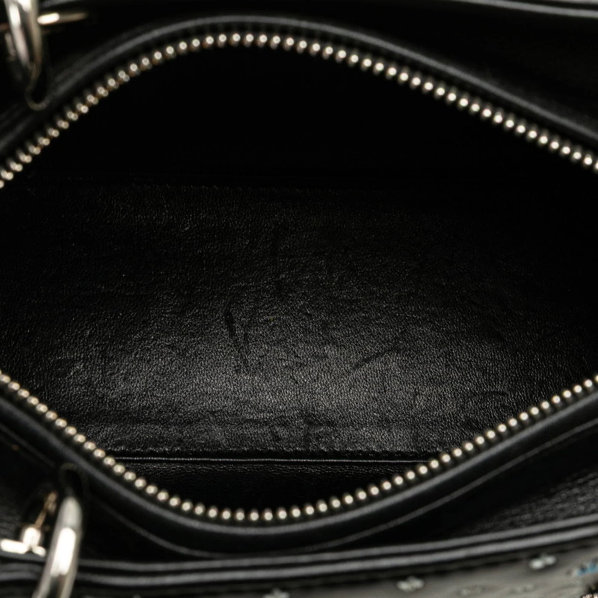 CRD Dior Ja Chain Shoulder Bag in Black Leather for Women