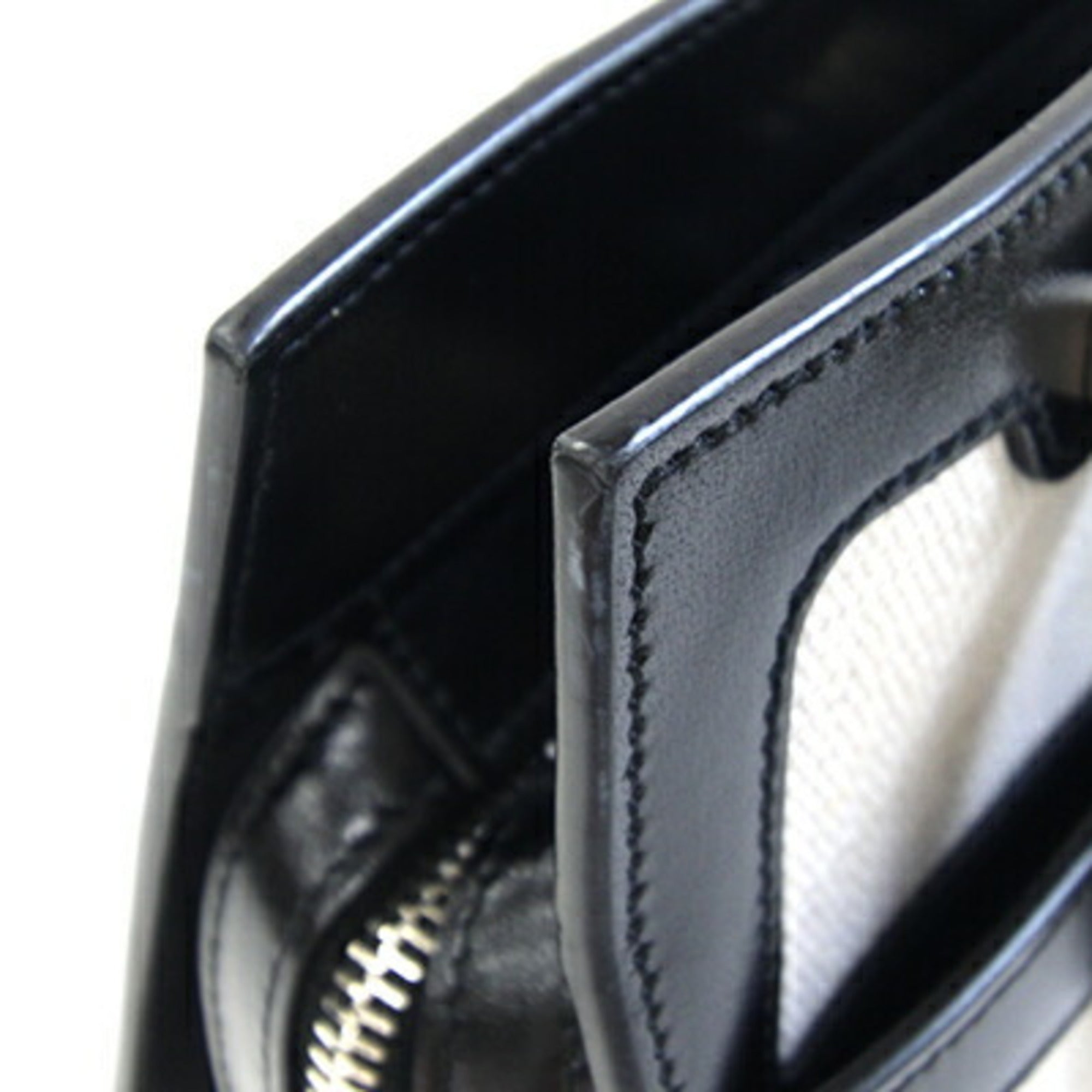 SLT Laurent Up Down Small Handbag 561203 Natural Black Coated Canvas Leather Shoulder Bag Clutch Women's SAINT LAURENT