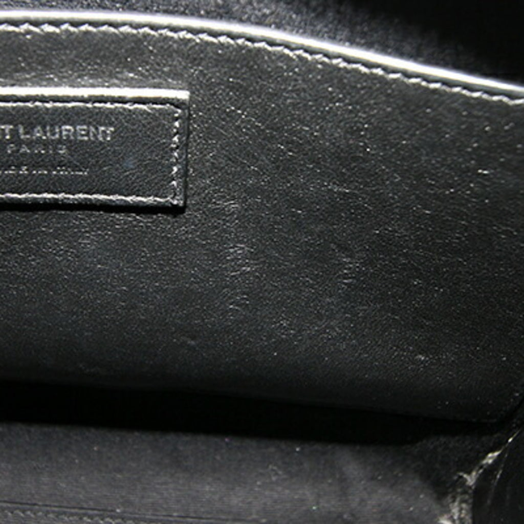 SLT Laurent Up Down Small Handbag 561203 Natural Black Coated Canvas Leather Shoulder Bag Clutch Women's SAINT LAURENT