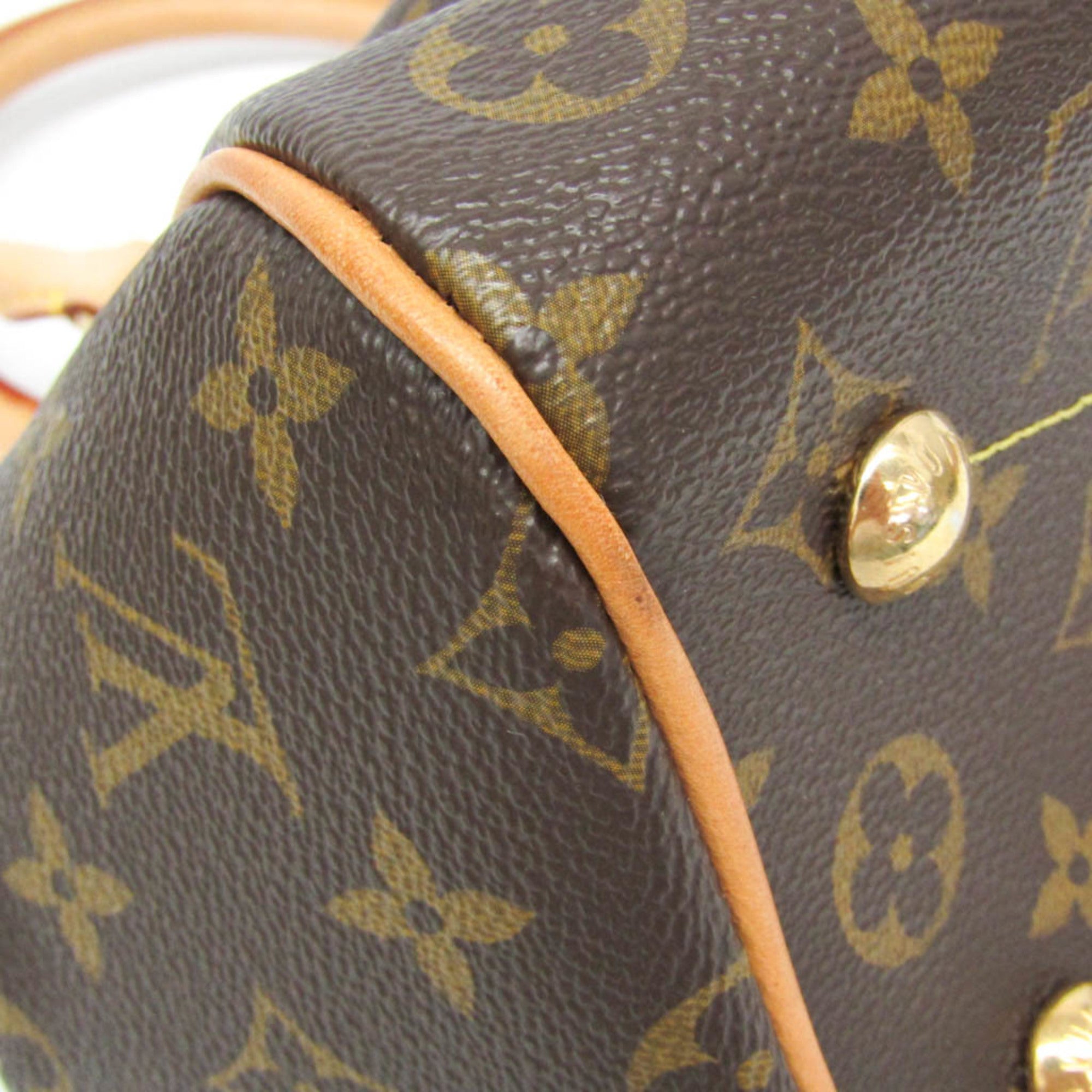 LOV Monogram Tivoli PM M40143 Women's Handbag Brown